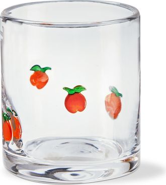 Tag Peach Double Old Fashioned Glass Orange Glass Summer at Nordstrom