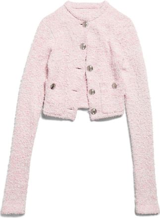 Balenciaga (WMNS) Balenciaga Cropped Cardigan Pink 793604T33285000