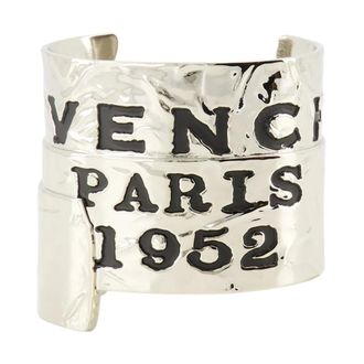 Givenchy Accessoires, Dames, Grijs, M, Leer, Tape Cuff