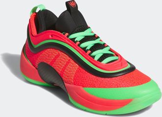 adidas Basketballschuh ADIDAS PERFORMANCE D.O.N. ISSUE 6, Gr. 37, rot (lucid rot, core schwarz, screaming gr&uuml;n), Synthetik, Textil, Schuhe Basketballschuh