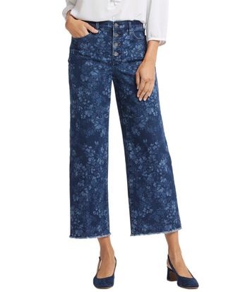 NYDJ Nydj Teresa Indigo Oak Park Wide Leg Jean
