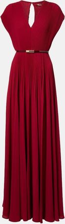 Max Mara Vestido de fiesta Elegante de georgette plisado
