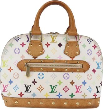 Louis Vuitton Alma Handbag Monogram Multicolor Multicolour Canvas Handbag (Pre-Owned)