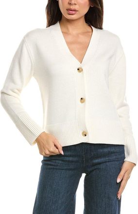 Vince Shrunken Weekend Wool-Blend Cardigan