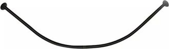 Trade Shop Trade Shop - Cortina De Ducha Rod Cosas Negras Curva Angular Bar 90x90cm Universal 87236