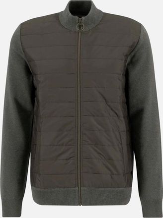 Barbour Mens Barbour Ess Carn Zip Sweater OL51 Olive - Black - Size: 44/Regular