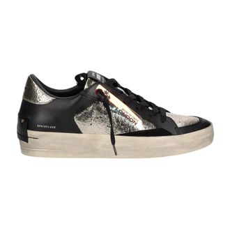 Crime London Schoenen, Dames, Zwart, 41 EU, Leer, SK8 Deluxe Wedge