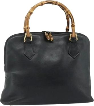 Gucci Pre-owned Handbags, female, Black, Size: ONE SIZE Pre-owned Vintage Hand Bag