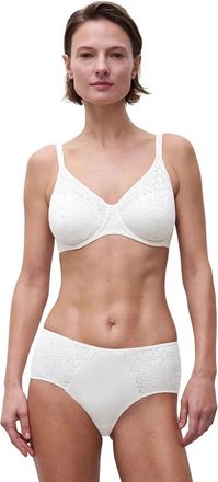 Chantelle Norah Underwire Bra Womens White Full Coverage Unlined SGN1753
