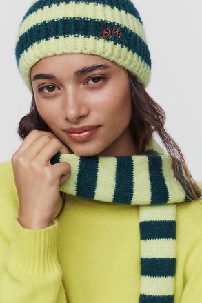 Damson Madder Striped Scarf