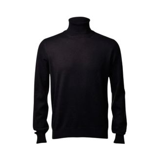Gran Sasso Dolcevita - - Knitwear - Uomo - Nero - 2XL