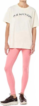 P.E Nation Volume Tee In Whisper White