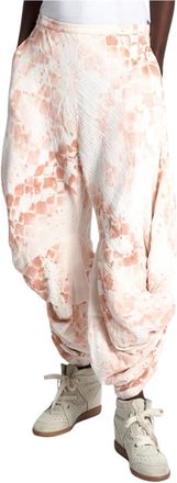 One Teaspoon Cotton Harem Pants - Dames - Wijde Broeken - Beige - 2XS - Katoen - Broeken