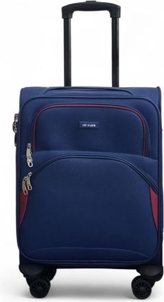 Infinity Leather Zachte cabinekoffer 48 x 37 x 20 cm Veilige reiskoffer Geschikt voor Easyjet, Ryanair