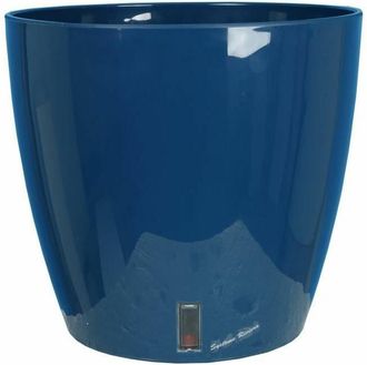 Riviera & Bar Riviera - Maceta Redonda Eva New - Pl&aacute;stico - Di&aacute;metro 36 Cm - Azul