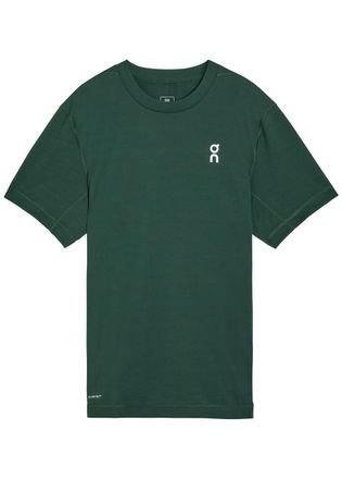 On Train Printed Jersey T-shirt - Green - XL