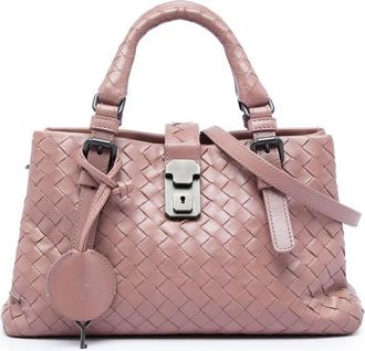 Bottega Veneta Pre-owned Bottega Veneta Mini Nappa Intrecciato Roma Satchel Ladies RWH4D4C6MXRX2M1Q