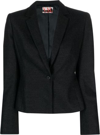 Valentino Garavani 1990s wool-blend jacket - women - Polyester/Rayon/Wool - S - Grey