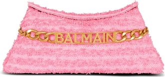 Balmain 1945 Soft shoulder bag - women - Cotton/Polyamide - One Size - Pink