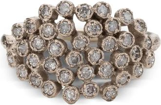 Isamu Noguchi 14K white gold Nuage diamond ring - Oro