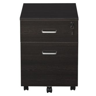 Vinsetto Filing Cabinet with 2 Drawers and Lock 40x44x55cm Black | TJ Hughes