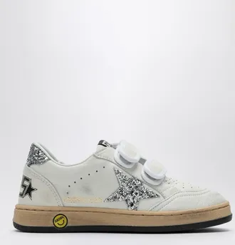 Golden Goose Ball Star white/glitter platinum sneaker