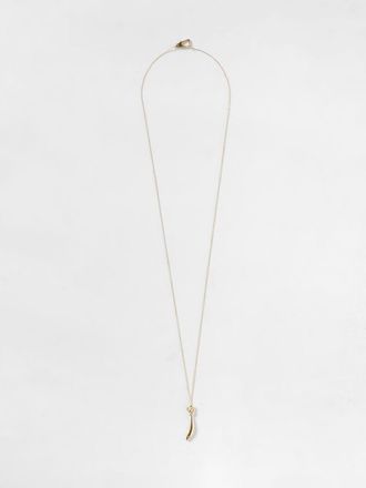 Bottega Veneta Sardine Gold-Plated Silver Necklace with Pendant