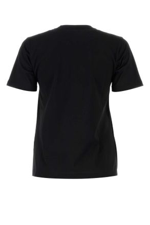 Burberry Womens Black Cotton T-Shirt