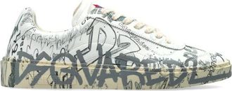 Dsquared2 Rider Sneakers - Heren - Sneakers - Wit - 40 EU - Leer - Schoenen