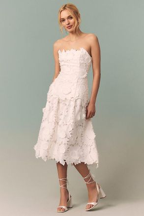 BHLDN Cutwork Twofer Midi Dress