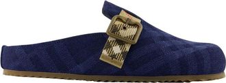 Burberry Mules, female, Blue, Size: 10 US Urchin Mules