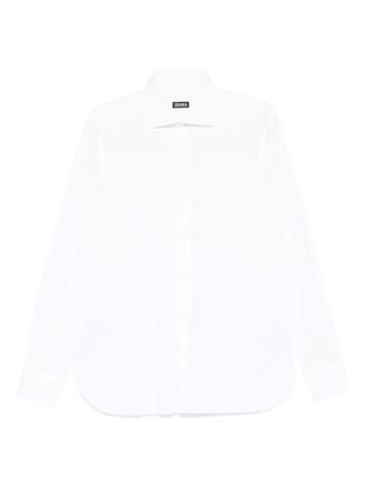Ermenegildo Zegna long sleeve shirt - men - Fabric - 39 - White