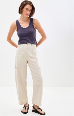 Marc O'Polo Shirt - Womens Supple cargo pant Fit: Barrel leg, high rise