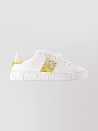 Versace silk low-top sneakers
