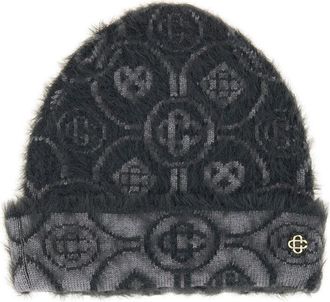 Casablanca Monogram Mohair Beanie-Uomo