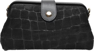 Isabella Rhea ZWART Rundleer Tas