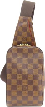 Louis Vuitton Damier Canvas Ebene Damier Canvas Sling Bag (Pre-Owned)