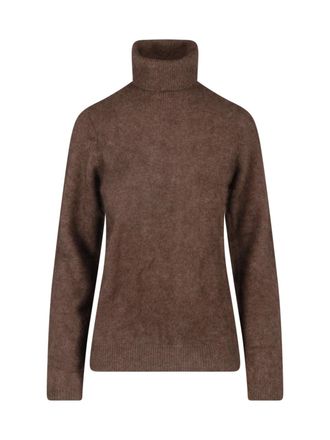 P.A.R.O.S.H. Relaxed Fit Ribbed Turtleneck Sweater