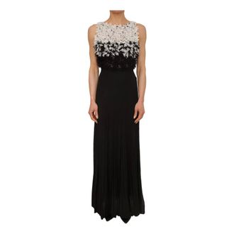 Elisabetta Franchi Dames, Jurken, Zwart, Maat: XS Viscose