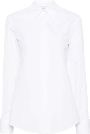 Sportmax Oste cotton poplin shirt - women - Cotton - 38 - White