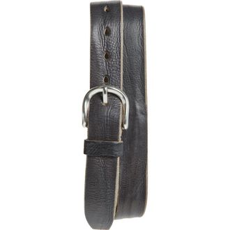 Our Legacy Braided Leather Belt in Soft Coal/Torn Bovine at Nordstrom, Size 90