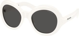 Prada PR D08SU 17K08Z Womens Sunglasses White Size 53