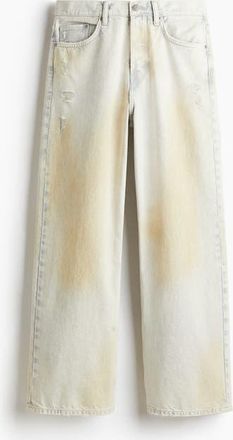 H&M Loose Fit Jeans in Light Denim Blue at Nordstrom, Size 32 X 32