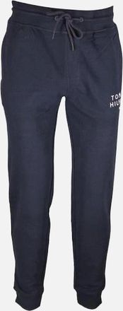 Tommy Hilfiger Mens TH Original Logo Lounge Joggers, Desert Sky - Navy/Navy - Size: 38/39/32