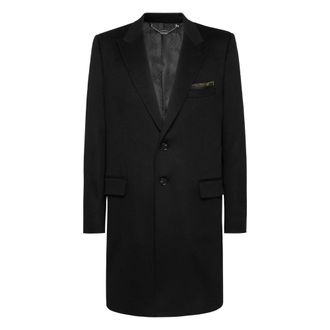 Billionaire Boys Club Coat Long - Heren - Mantel - Zwart - S - Kasjmier - Jassen