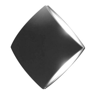 Loops Outdoor IP54 Wall Light Sconce Graphite Finish LED 11W Bulb Outside External