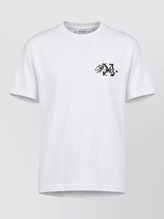 Off-white short-sleeve t-shirt