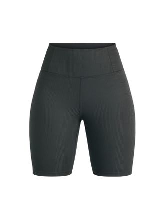 Girlfriend Collective Womens Rib High-Rise Bike Short Black