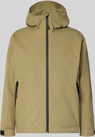 GOFRANCK Jacke mit Kapuze und Rei&szlig;verschlusstaschen Modell CYCLONE in Oliv, Gr&ouml;&szlig;e XXL