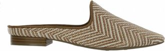Mia Shoes Womens Joanna Raffia Mule In Beige
